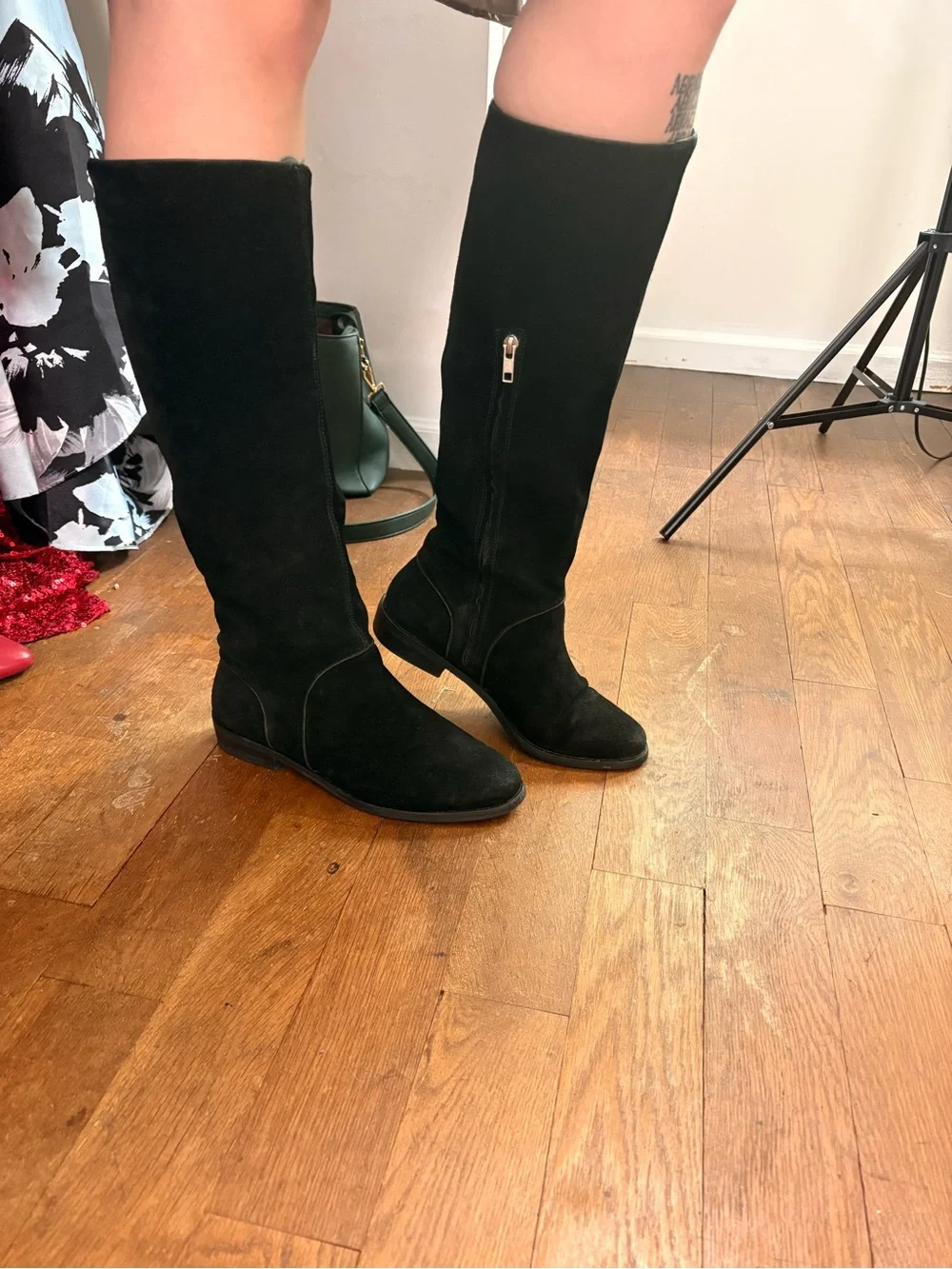 Black Suede Knee-High Women’s Boots - UGG